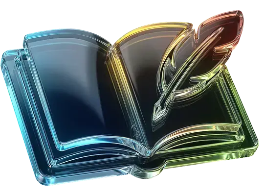 3D Glass Book
